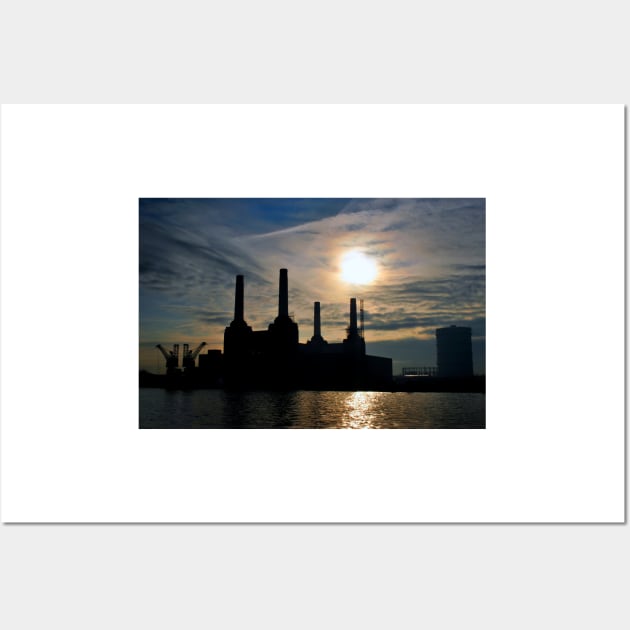 Battersea Power Station River Thames London Wall Art by AndyEvansPhotos